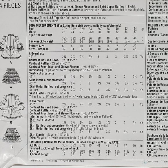 Simplicity K Rescent Costumes Misses' Dress, 14-22 - Picture 5 of 8
